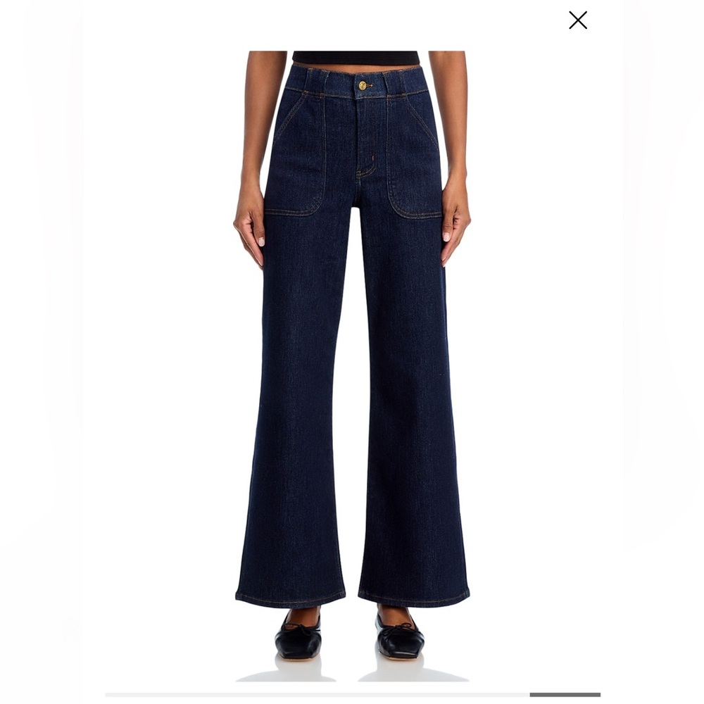 FRAME Denim High Rise Modern Pocket Jean in Rinse, Size 30. - Picture 7 of 15